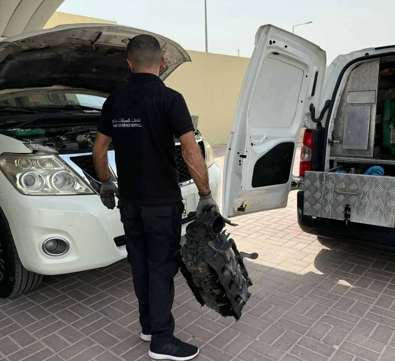 Self Jump Starter — mobile van service across Qatar